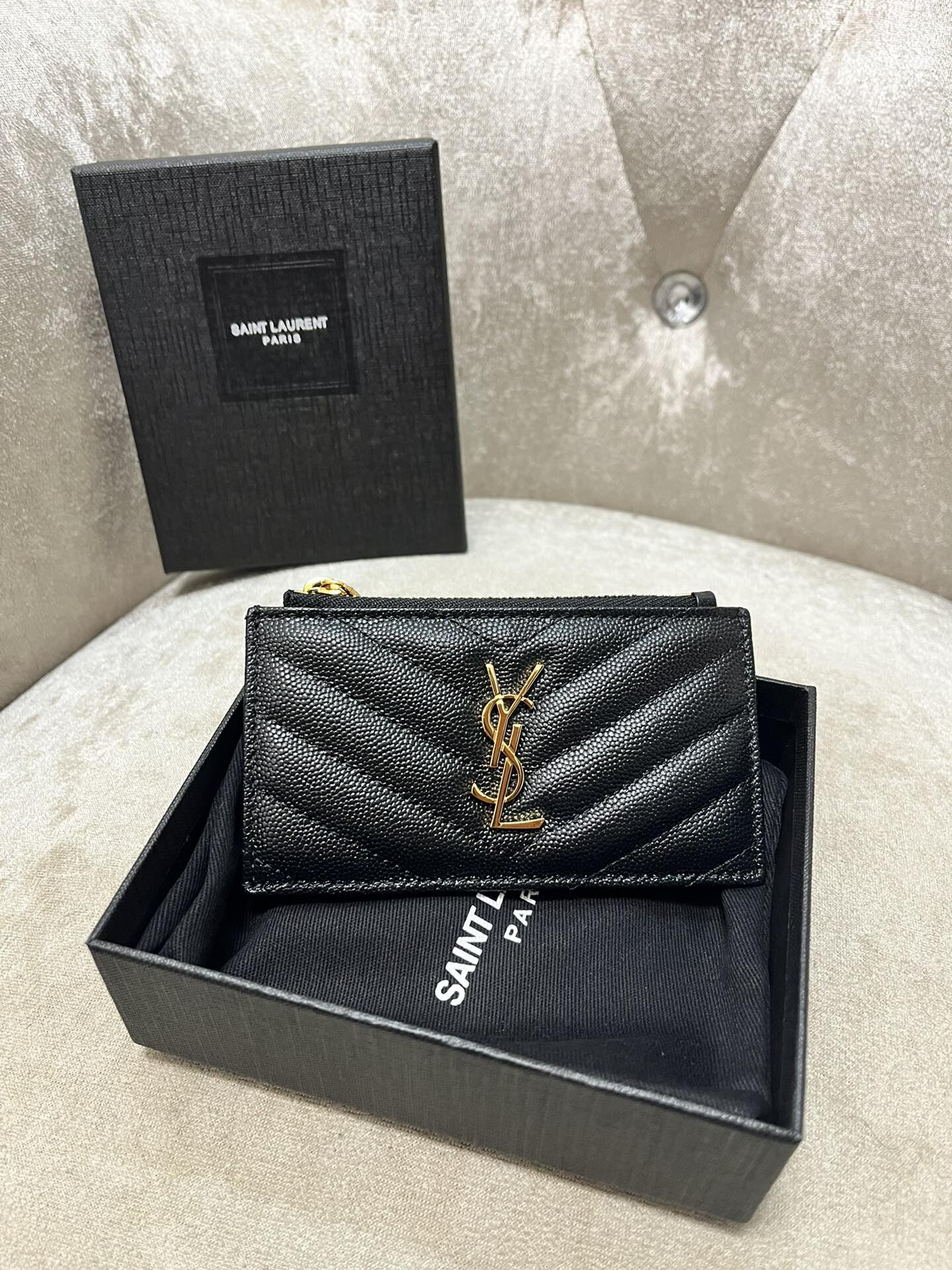 YSL card wallet 1